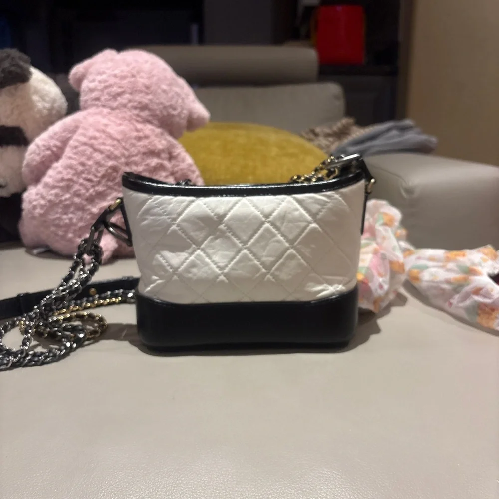 Chanel Small Gabrielle Black and White - Picture 2 of 2